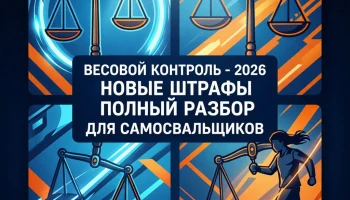 ⚖️ ВЕСОВОЙ КОНТРОЛЬ-2026: НОВЫЕ ШТРАФЫ - ПОЛНЫЙ РАЗБОР ДЛЯ САМОСВАЛЬЩИКОВ